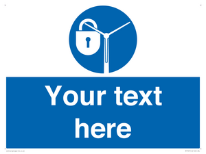 Custom mandatory lock rotor blades